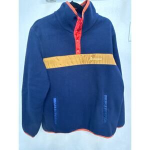 Cotopaxi Teca Fleece Quarter Snap Pullover Navy Men’s Large Hiking Camping